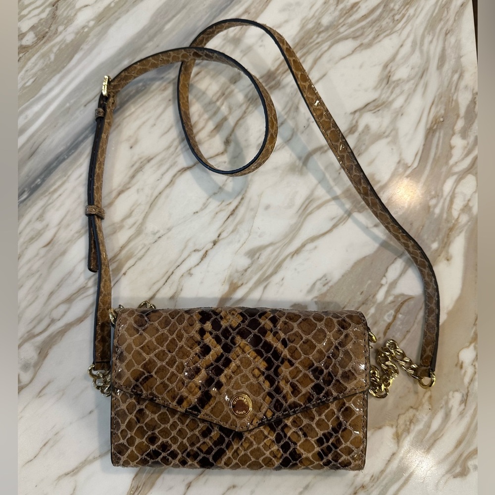 Michael Kors Snakeskin Wallet Crossbody